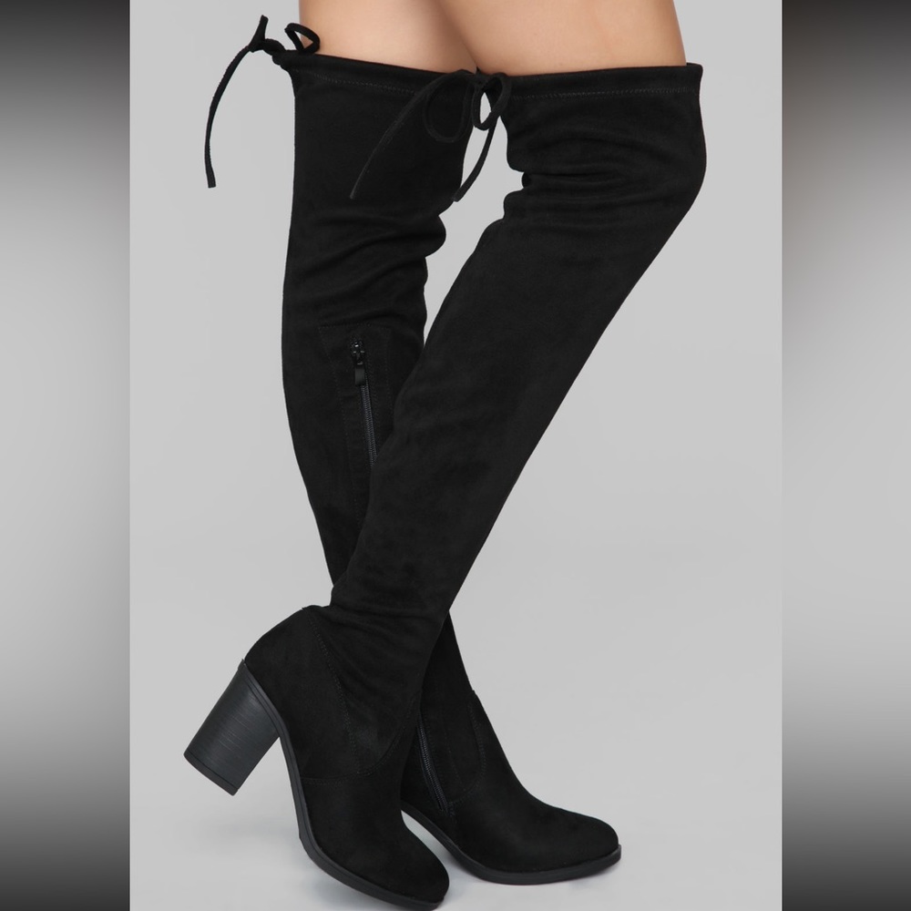 Thigh High Boots (BLACK)